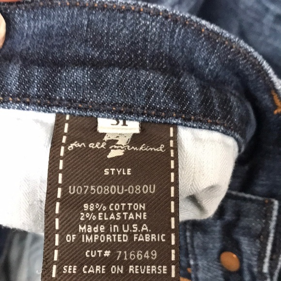 7 For All Mankind Jeans - Picture 6 of 6
